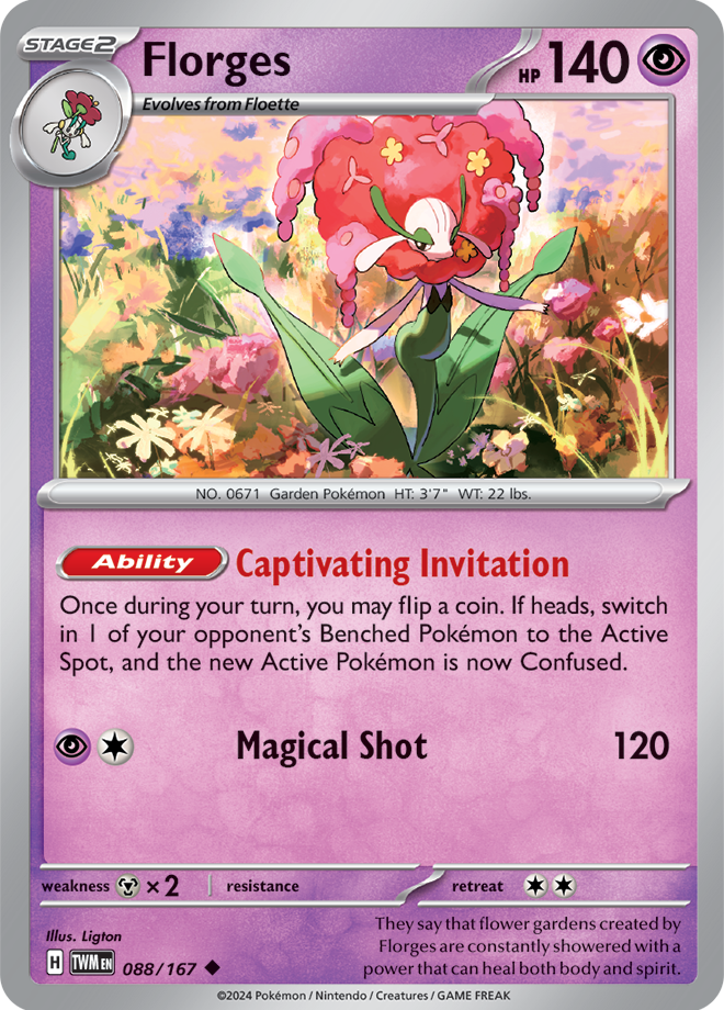 Florges: Uncommon 088/167 (TWM)