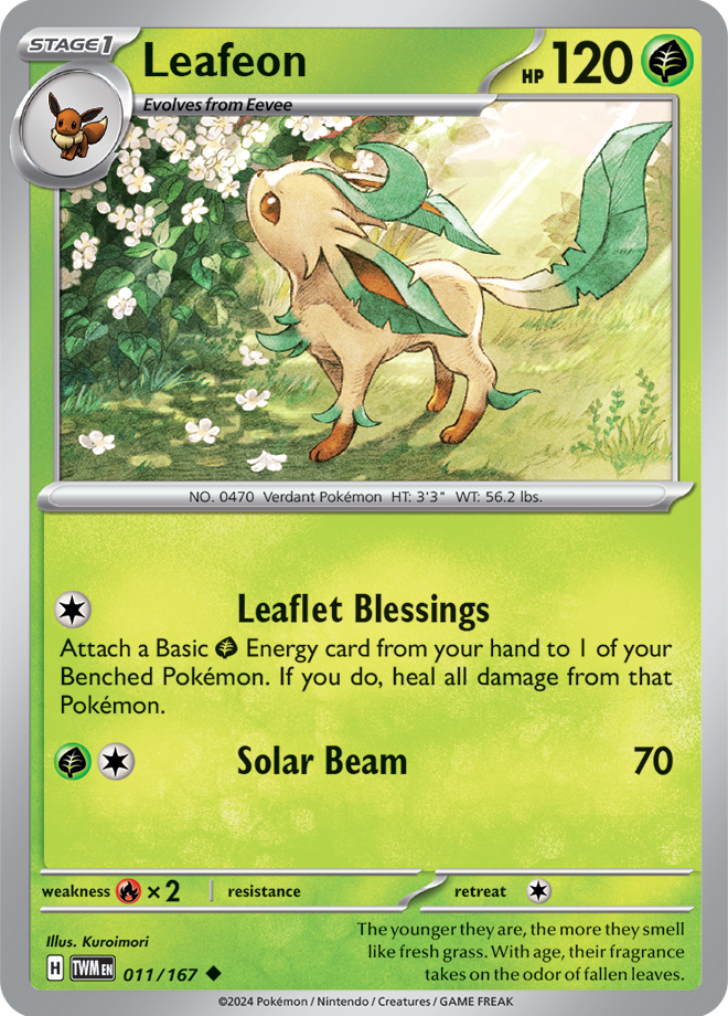 Leafeon: Uncommon 011/167 (TWM)