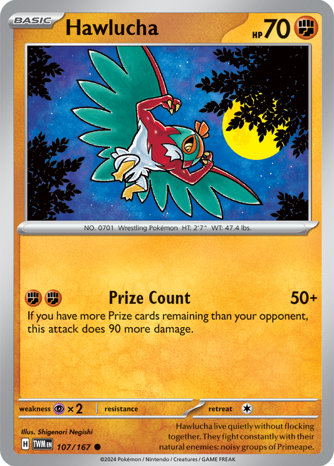 Hawlucha: Common 107/167 (TWM)