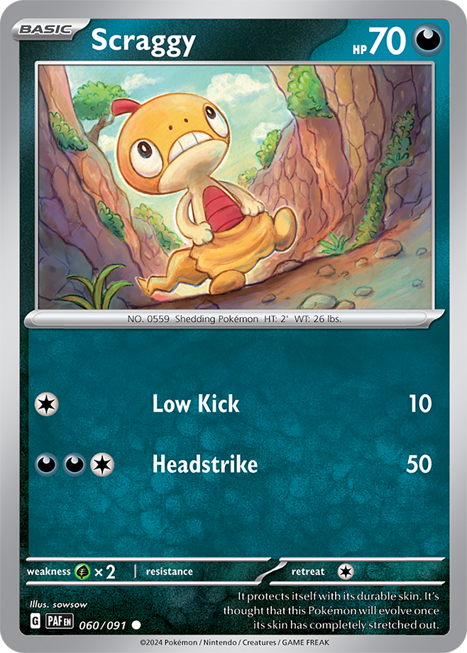 Scraggy: Common 060/091 (PAF)