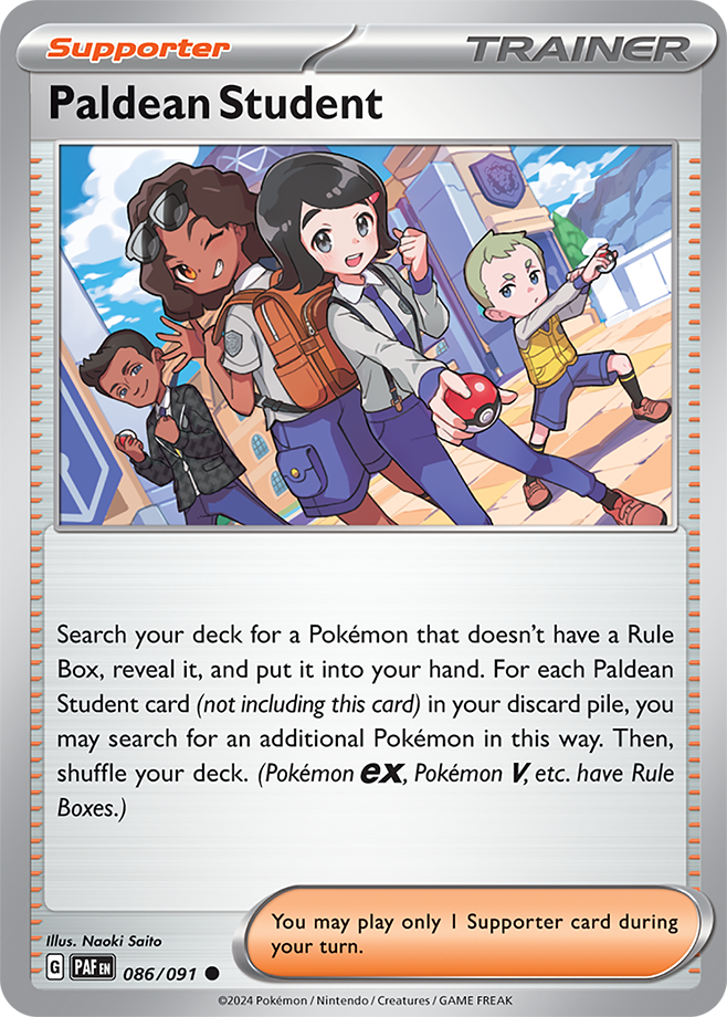 Paldean Student: Common 086/091 (PAF)