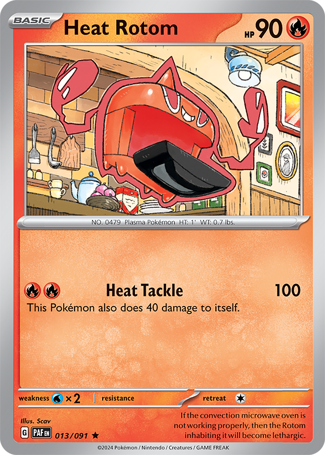Heat Rotom: Rare 013/091 (PAF)