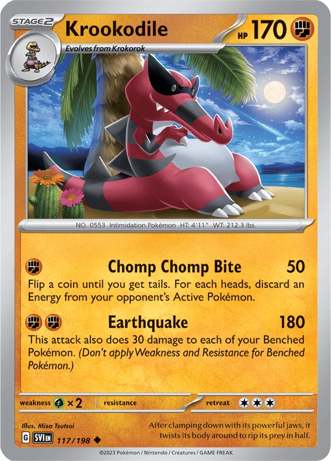 Krookodile: Uncommon 117/198 (SVI)
