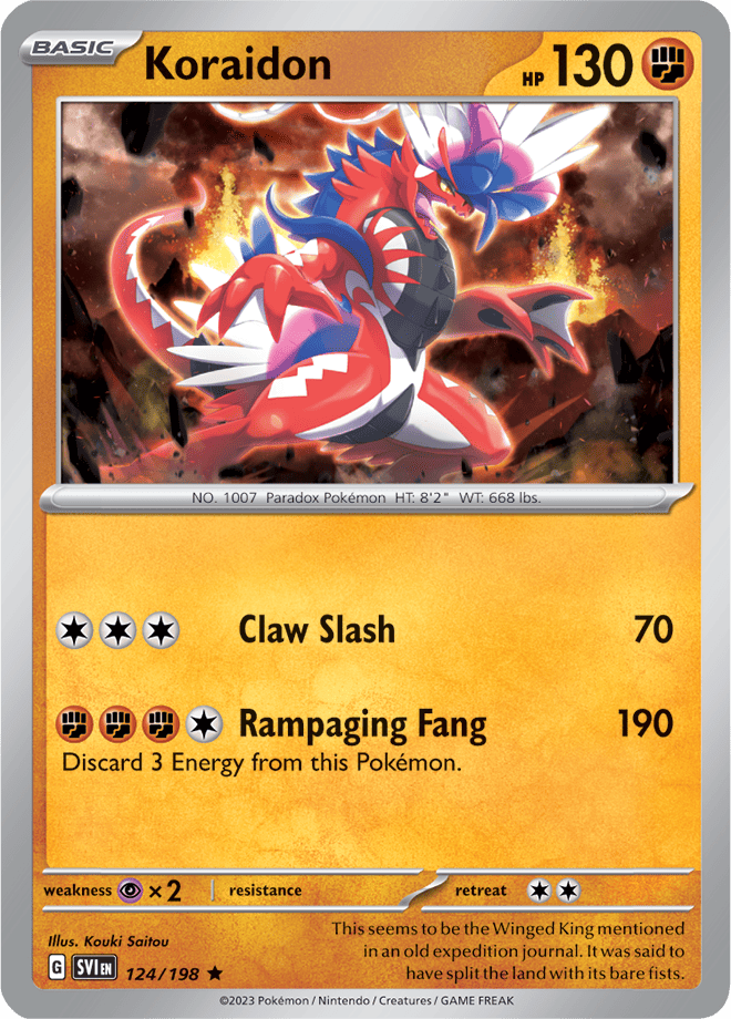 Koraidon: Rare 124/198 (SVI)