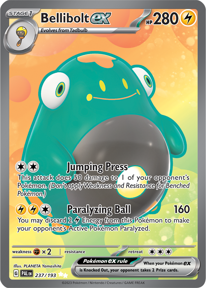 Bellibolt ex: Ultra Rare 237/193 (PAL)
