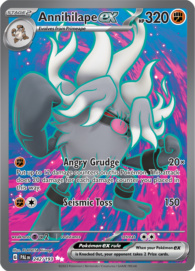 Annihilape ex: Ultra Rare 242/193 (PAL)