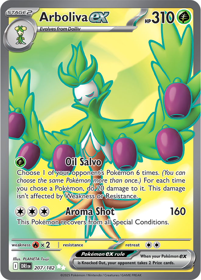 Arboliva ex: Ultra Rare 207/182 (DRI)