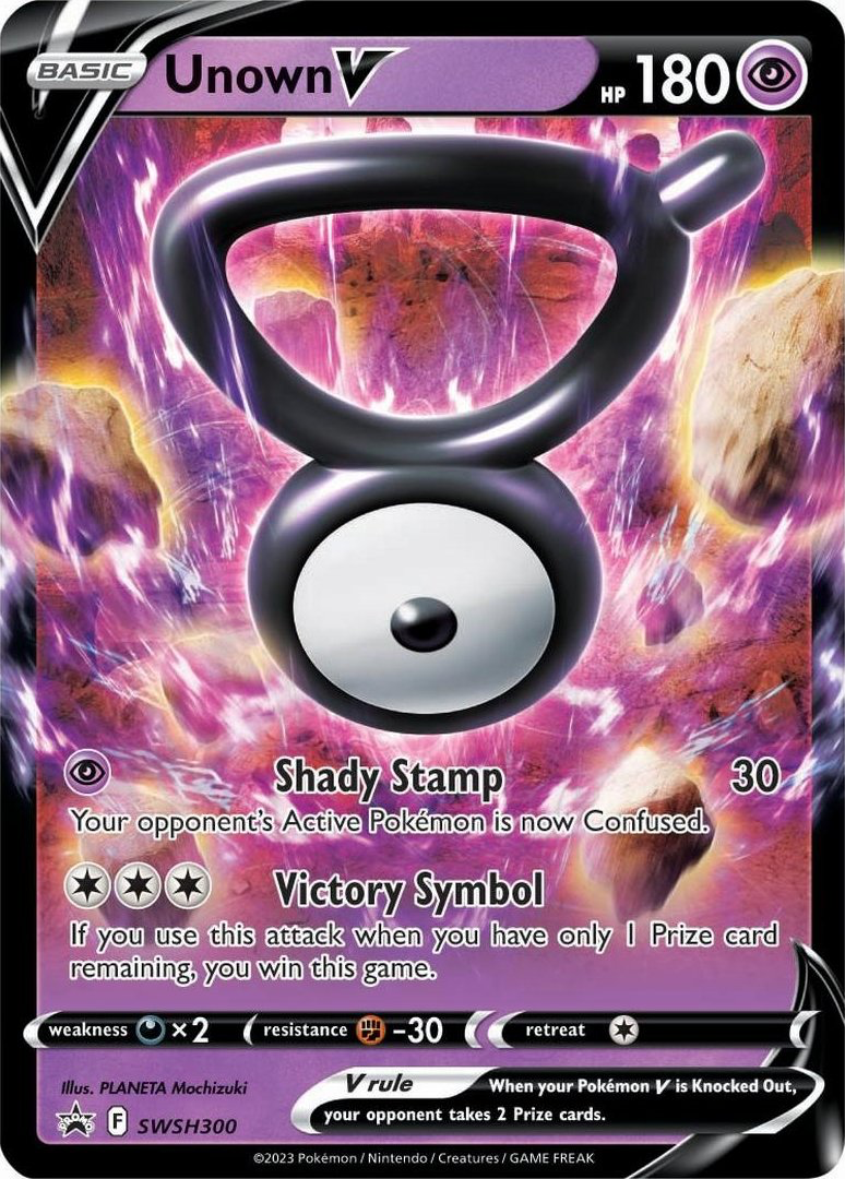 Unown V: Promo Holofoil 300 (SWSH)