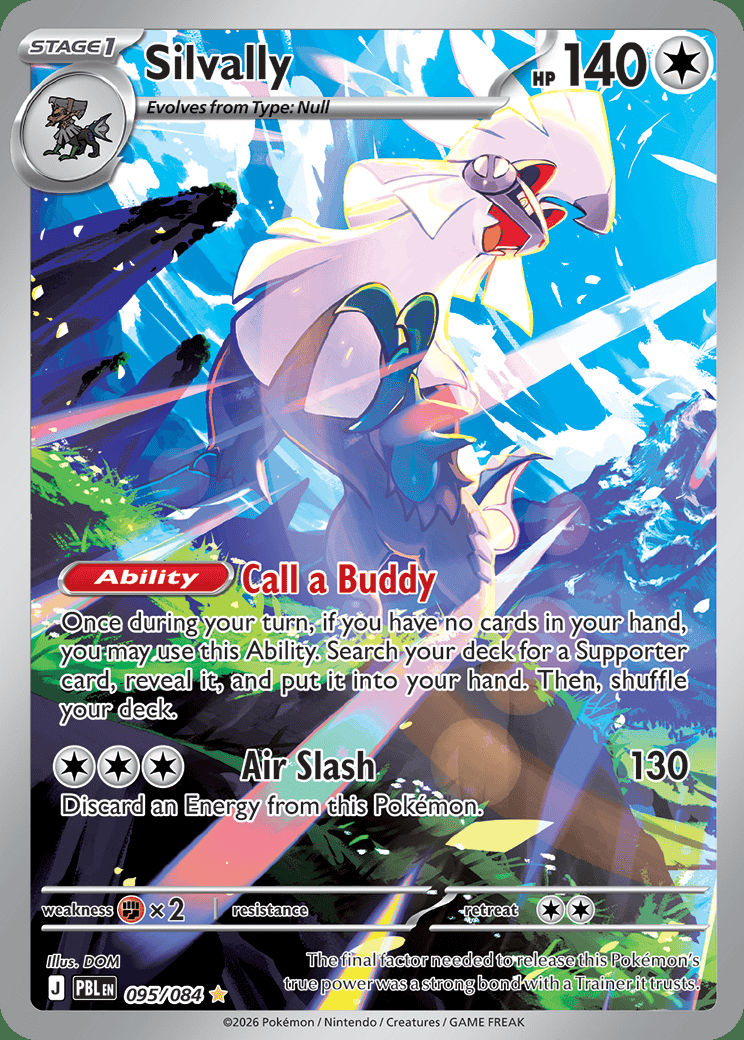 Silvally: Illustration Rare 095/084 (PBL)