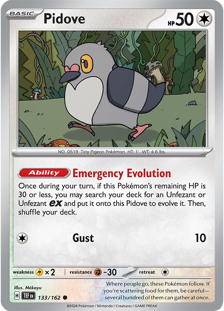 Pidove: Common 133/162 (TEF)