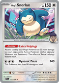 Hop's Snorlax: Rare 117/159 (JTG)