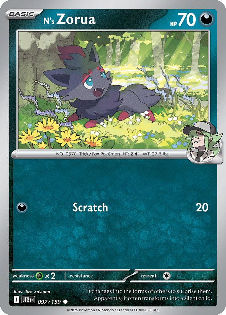 N's Zorua: Common 097/159 (JTG)