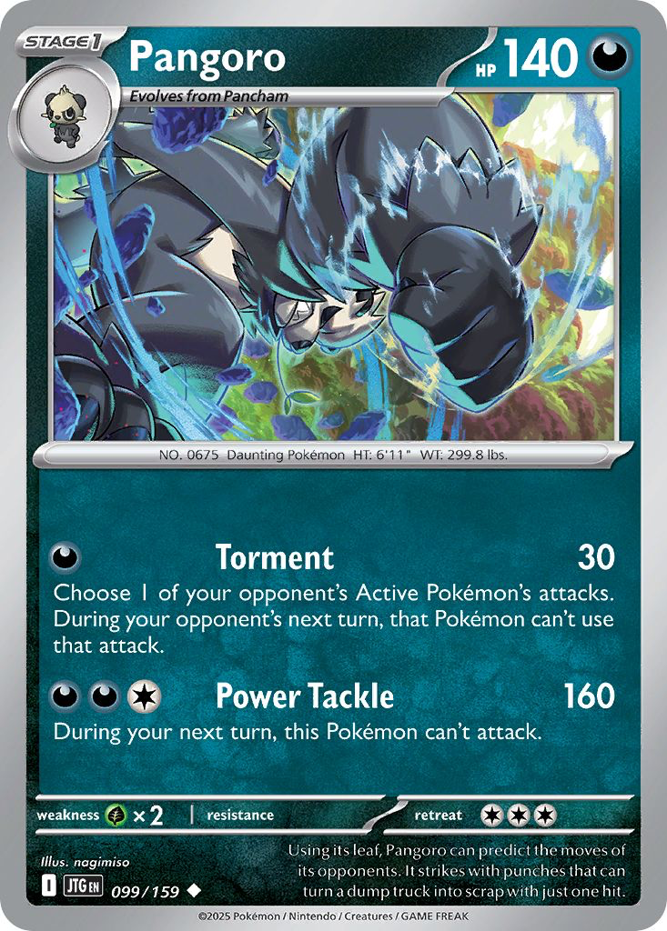 Pangoro: Uncommon 099/159 (JTG)
