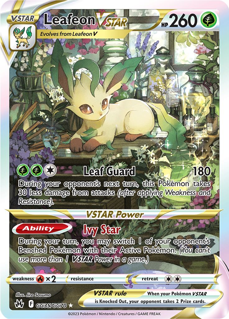 Leafeon VSTAR: Ultra Rare GG35/GG70 (Crown Zenith)