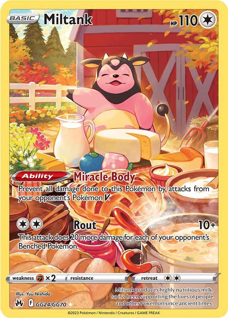 Miltank: Holo Rare GG24/GG70 (Crown Zenith)