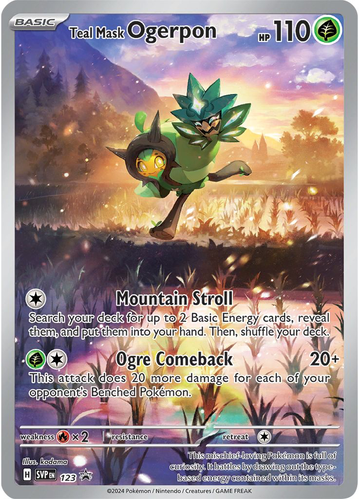 Teal Mask Ogerpon: Promo Holofoil 123 (SVP)
