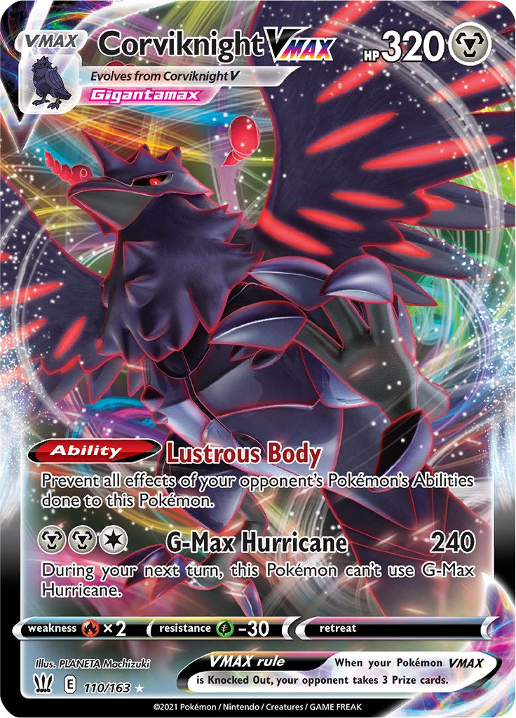 Corviknight VMAX: Ultra Rare 110/163 (Battle Styles)