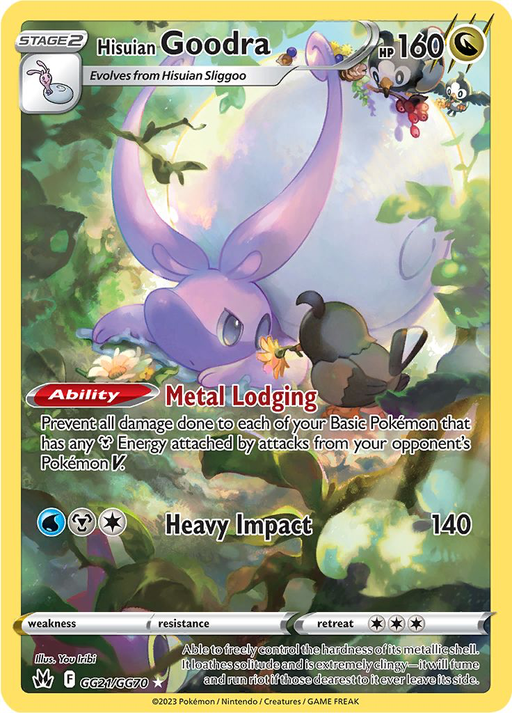 Hisuian Goodra: Holo Rare GG21/GG70 (Crown Zenith)