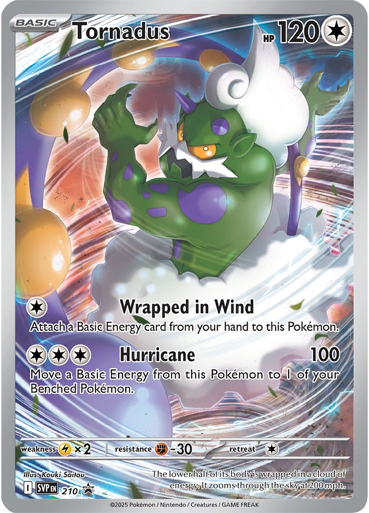 Tornadus: Promo Holofoil 210 (SVP)