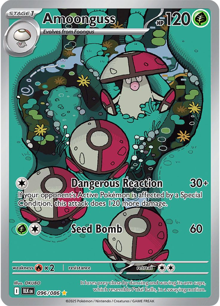 Amoonguss: Illustration Rare 096/086 (BLK)