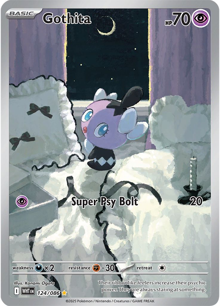 Gothita: Illustration Rare 124/086 (WHT)