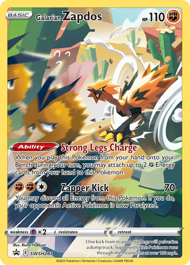 Galarian Zapdos: Promo Holofoil SWSH283