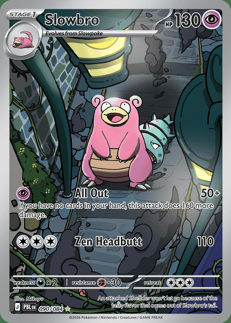 Slowbro: Illustration Rare 090/084 (PBL)