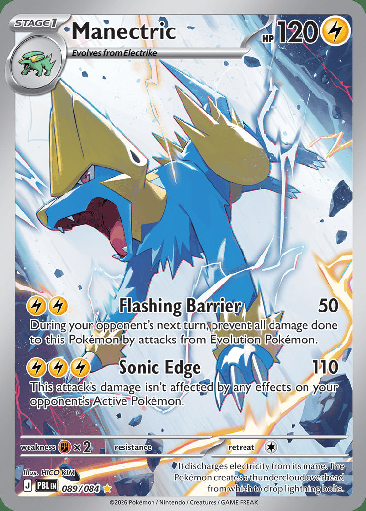 Manectric: Illustration Rare 089/084 (PBL)