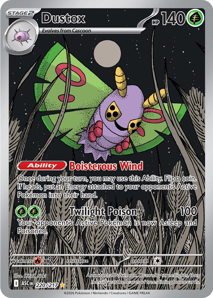 Dustox: Illustartion Rare 220/217 (ASC)