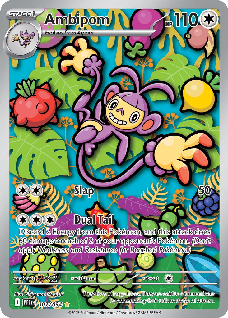 Ambipom: Illustration Rare 107/094 (PFL)