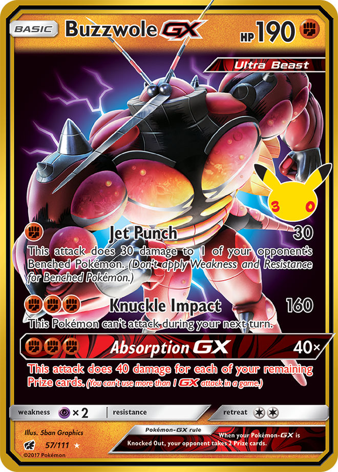 Buzzwole GX: Classic Collection 57/111 (30C)