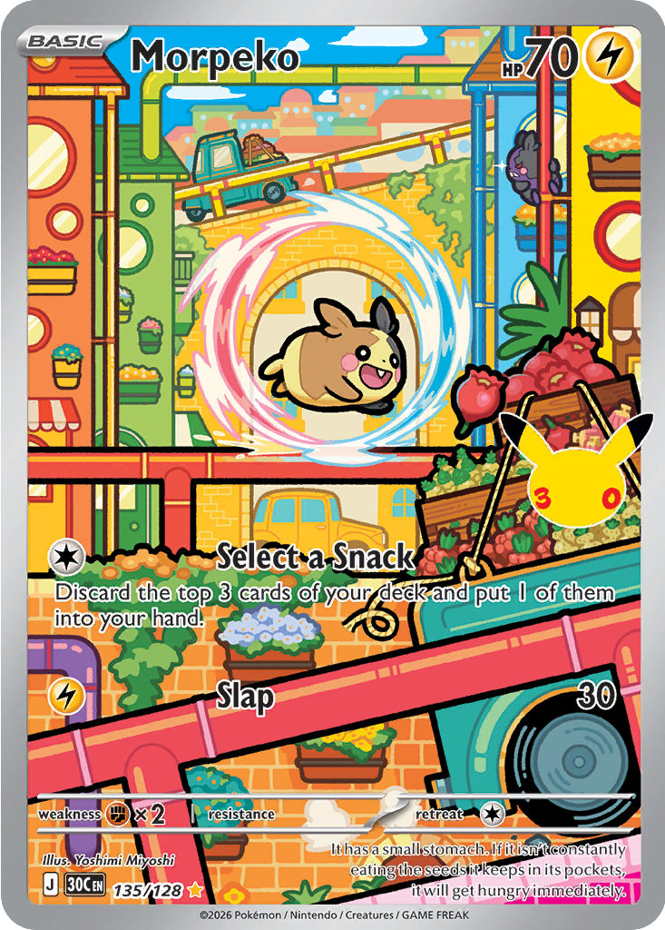 Morpeko: Illustration Rare 135/128 (30C)