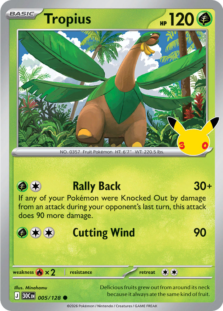 Tropius: Common 005/128 (30C)