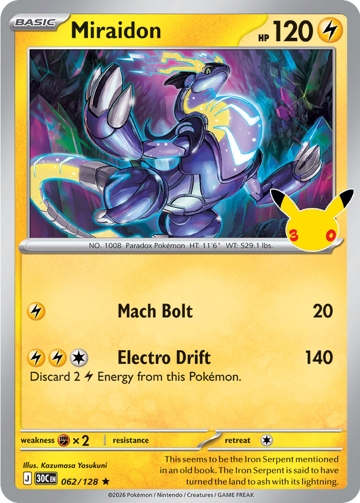 Miraidon: Rare 062/128 (30C)