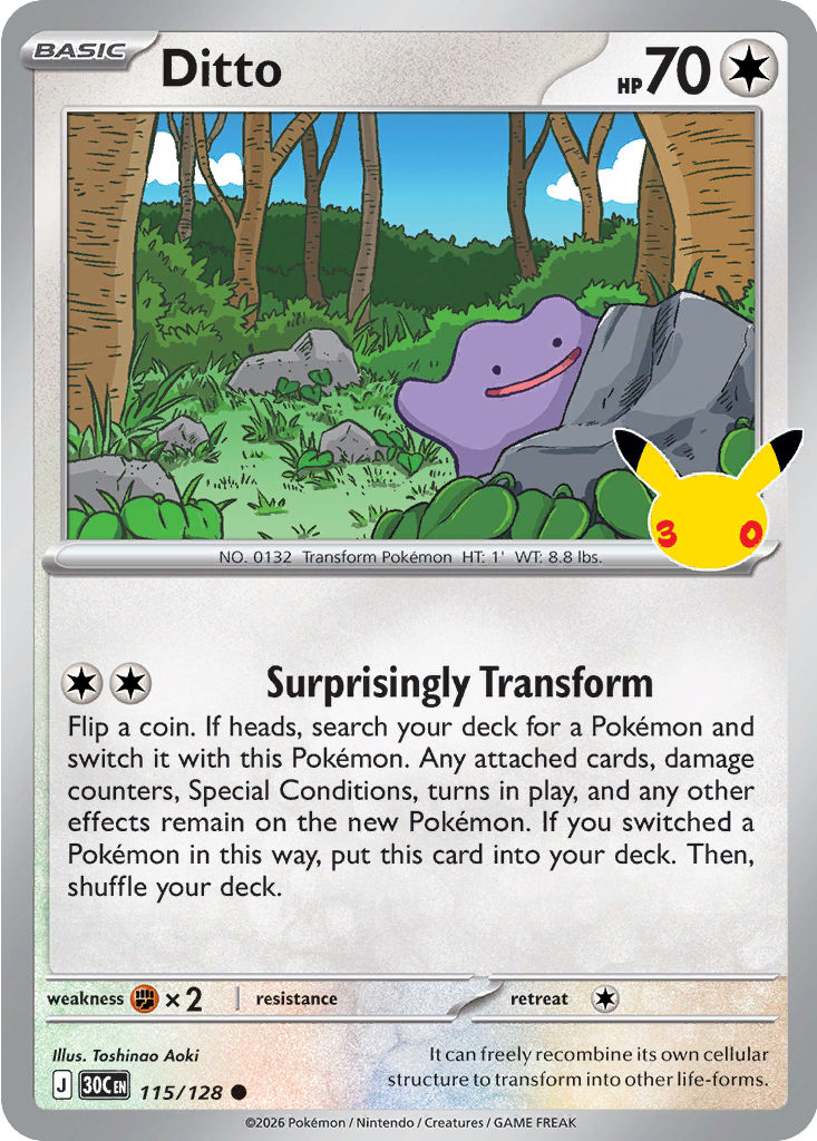 Ditto: Common 115/128 (30C)