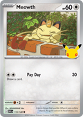 Meowth: Common 113/128 (30C)