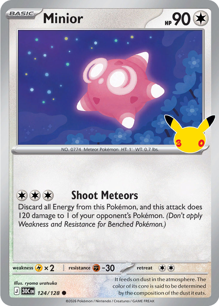 Minior: Common 124/128 (30C)