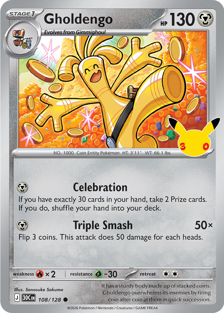 Gholdengo: Common 108/128 (30C)