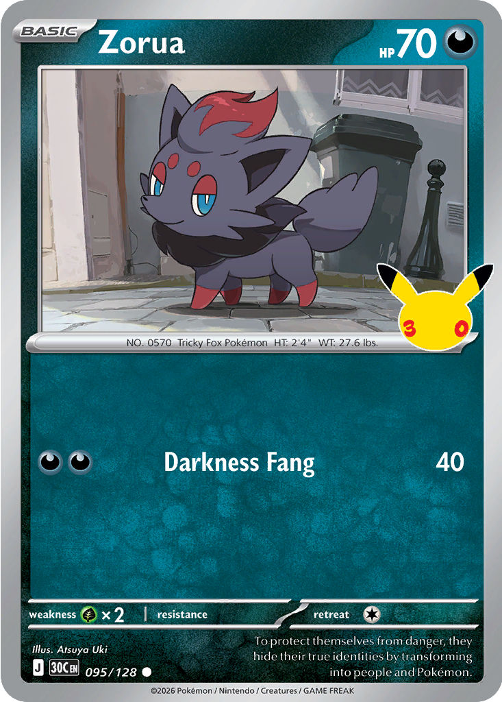 Zorua: Common 095/128 (30C)