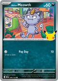 Alolan Meowth: Common 089/128 (30C)